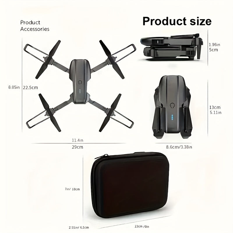 NEW E99 K3 Professional RC Drone, Dual Camera Double Folding RC Height Hold Remote Control Toy