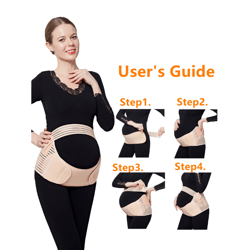 Relieving Back, Pelvic, Hip Pain Maternity Women's Belly Bands, Pregnancy Belly Support Band