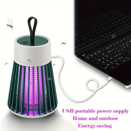 Ultra-Quiet Portable Mosquito Lamp - USB Rechargeable, Ideal for Indoor Use, Home, Garden, Camping & Picnics