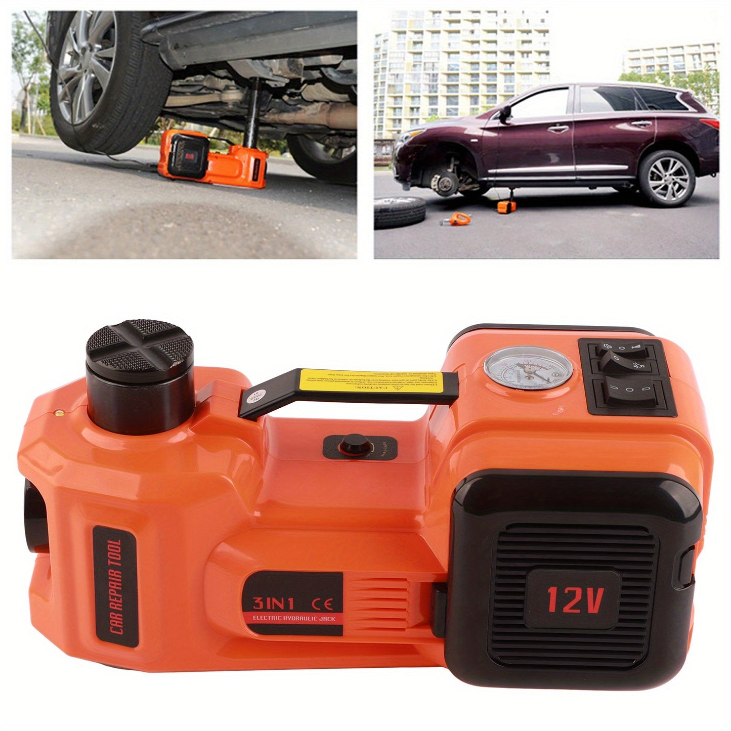 5Ton DC Automotive Electric Hydraulic Floor Jack for Garage and Emergency Equipment 12V Car