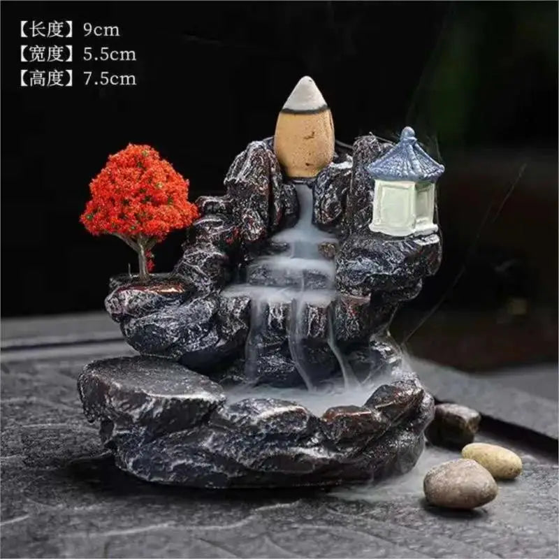 Backflow Incense Holder Waterfall Incense Burner