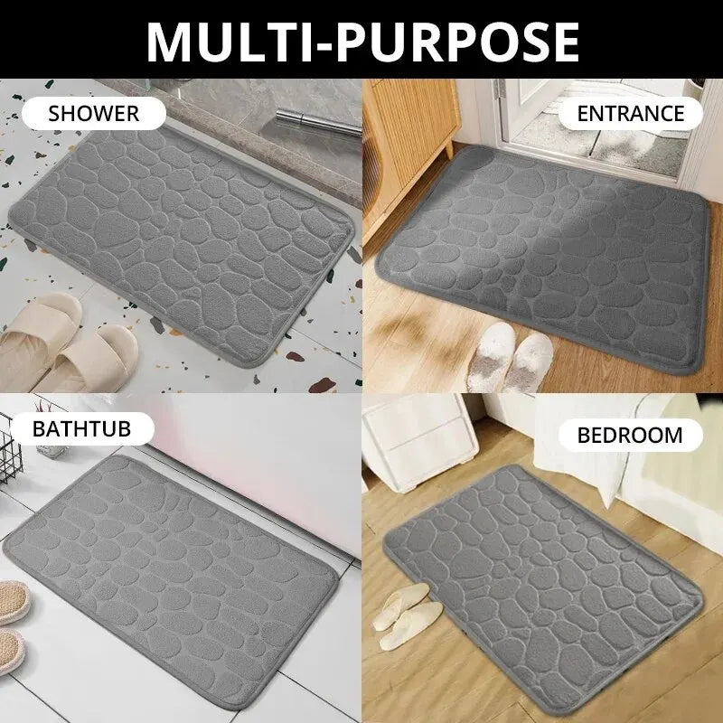 memory foam non-slip bath mat