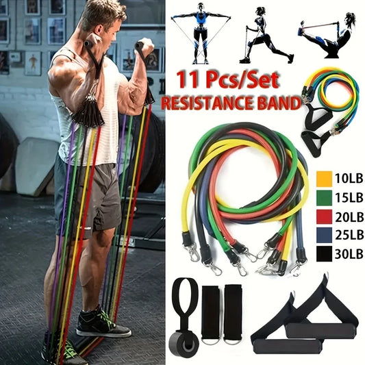 11 piece resistance band set