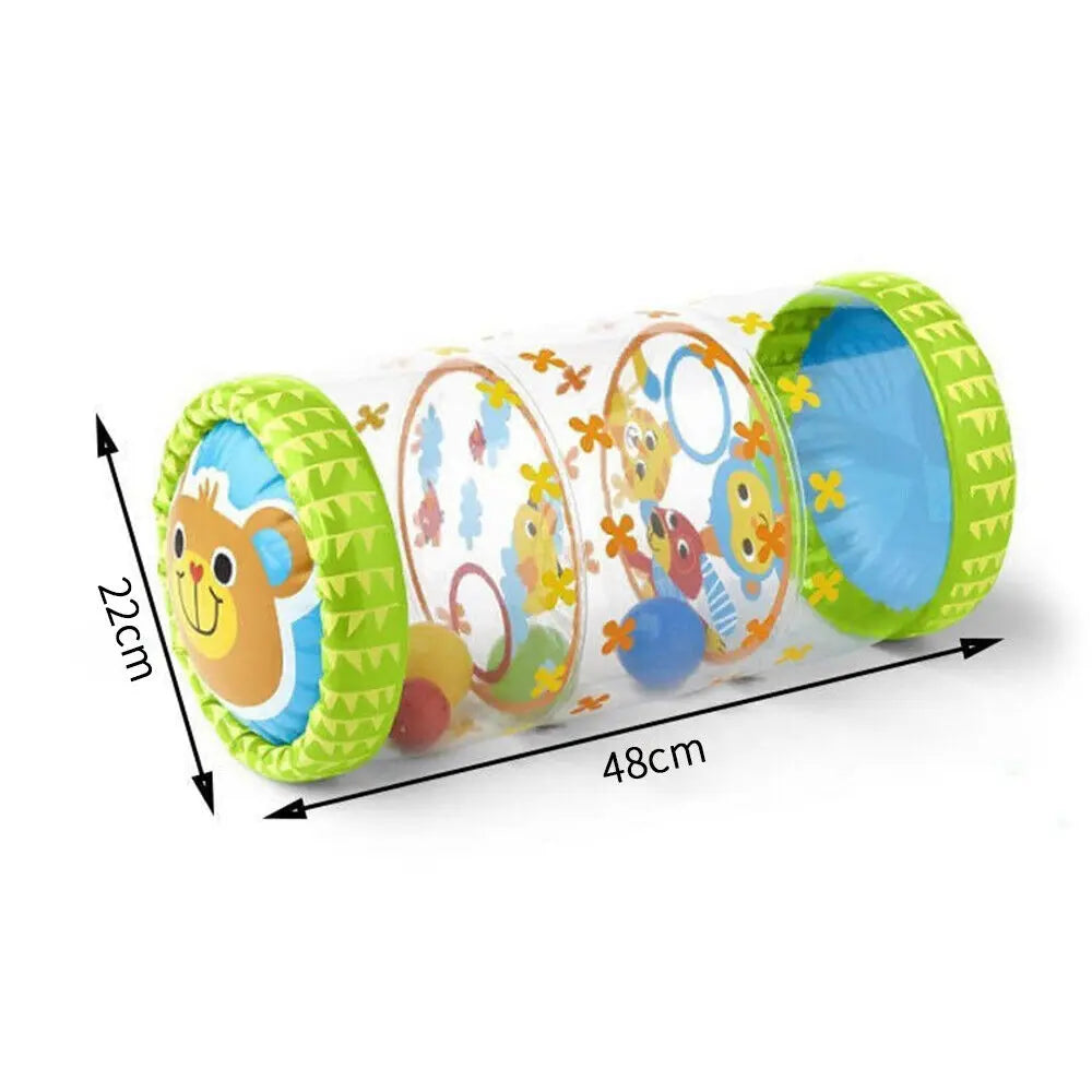 Inflatable Baby Crawling Roller Toy Rattles Games for Babies Development