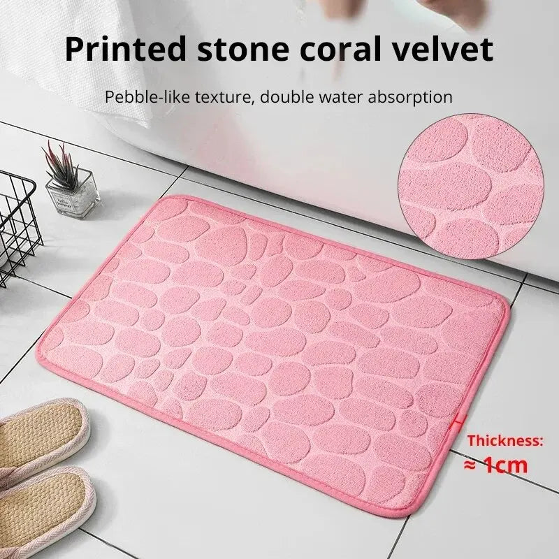 memory foam non-slip bath mat