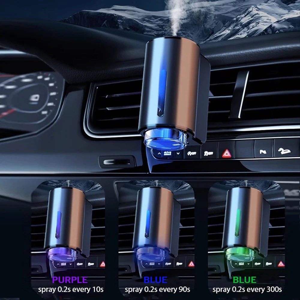 USB rechargeable car diffuser with essence