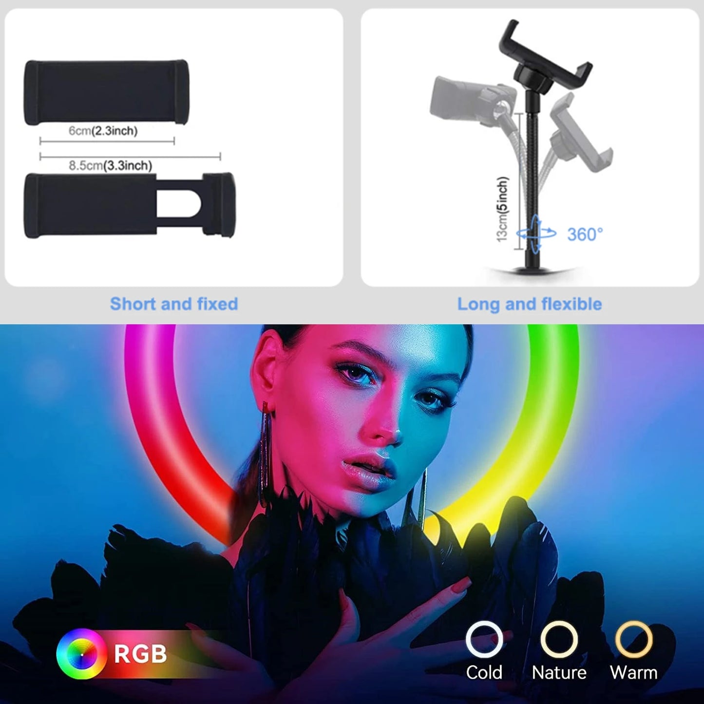 RGB Ring Light Lamp with led remote control