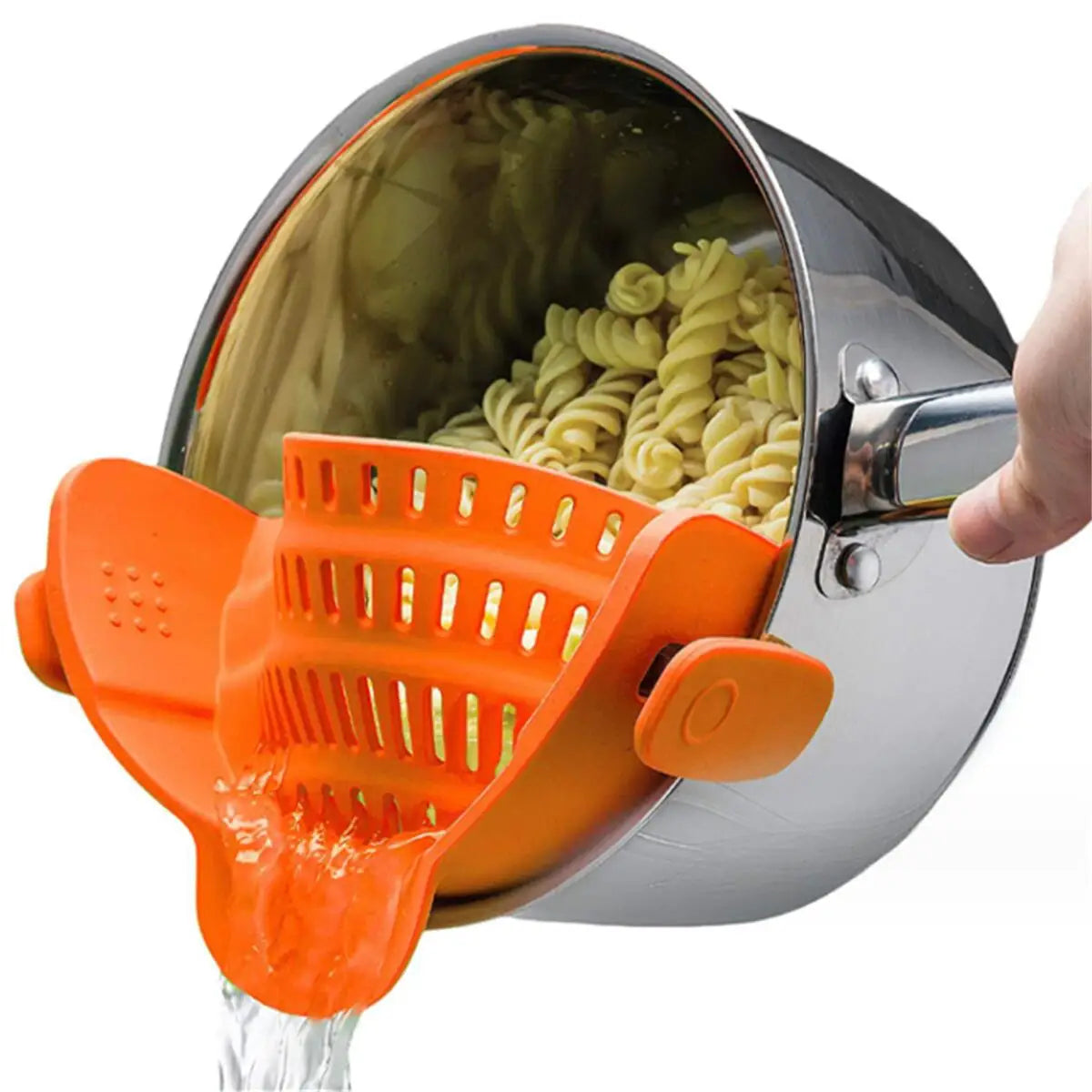 1pc, Strainer, Pot Strainer, Adjustable Clip On Strainer For Pots Pans And Bowls,