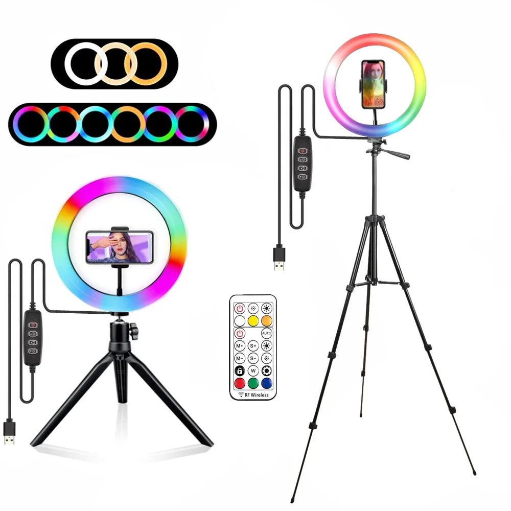 RGB Ring Light Lamp with led remote control