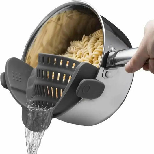 1pc, Strainer, Pot Strainer, Adjustable Clip On Strainer For Pots Pans And Bowls,