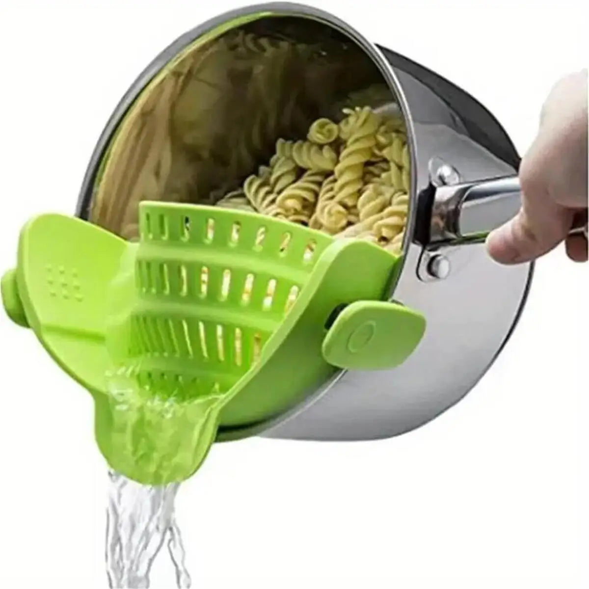 1pc, Strainer, Pot Strainer, Adjustable Clip On Strainer For Pots Pans And Bowls,