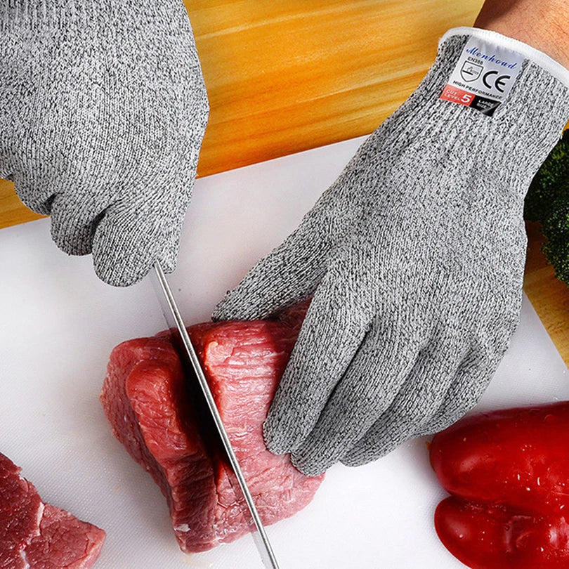 Anti-Cut Gloves Safety Cut Proof Stab Resistant Stainless Steel Wire Metal Mesh Butcher Cut-Resistant Gloves