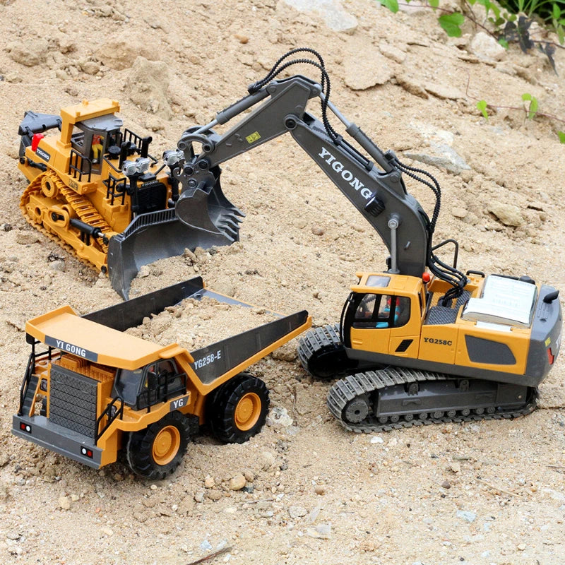 Remote control construction vehicles