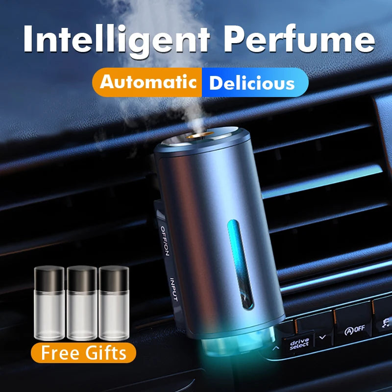 USB rechargeable car diffuser with essence