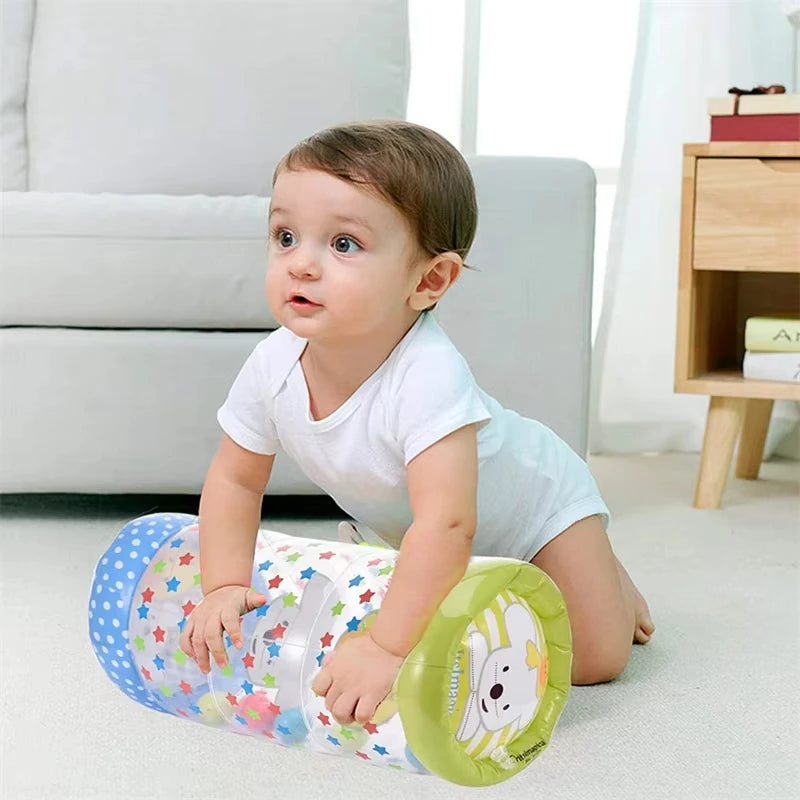 Inflatable Baby Crawling Roller Toy Rattles Games for Babies Development