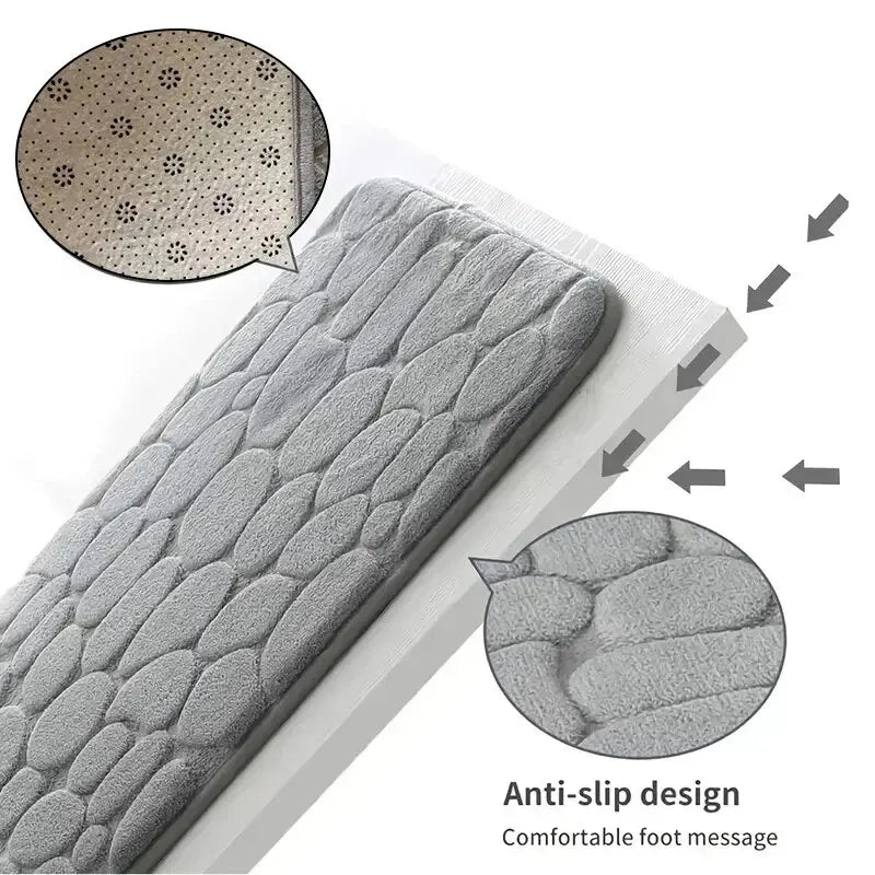 memory foam non-slip bath mat