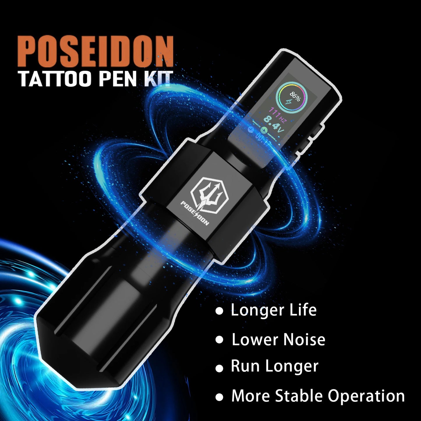 Poseidon Wireless tattoo kit