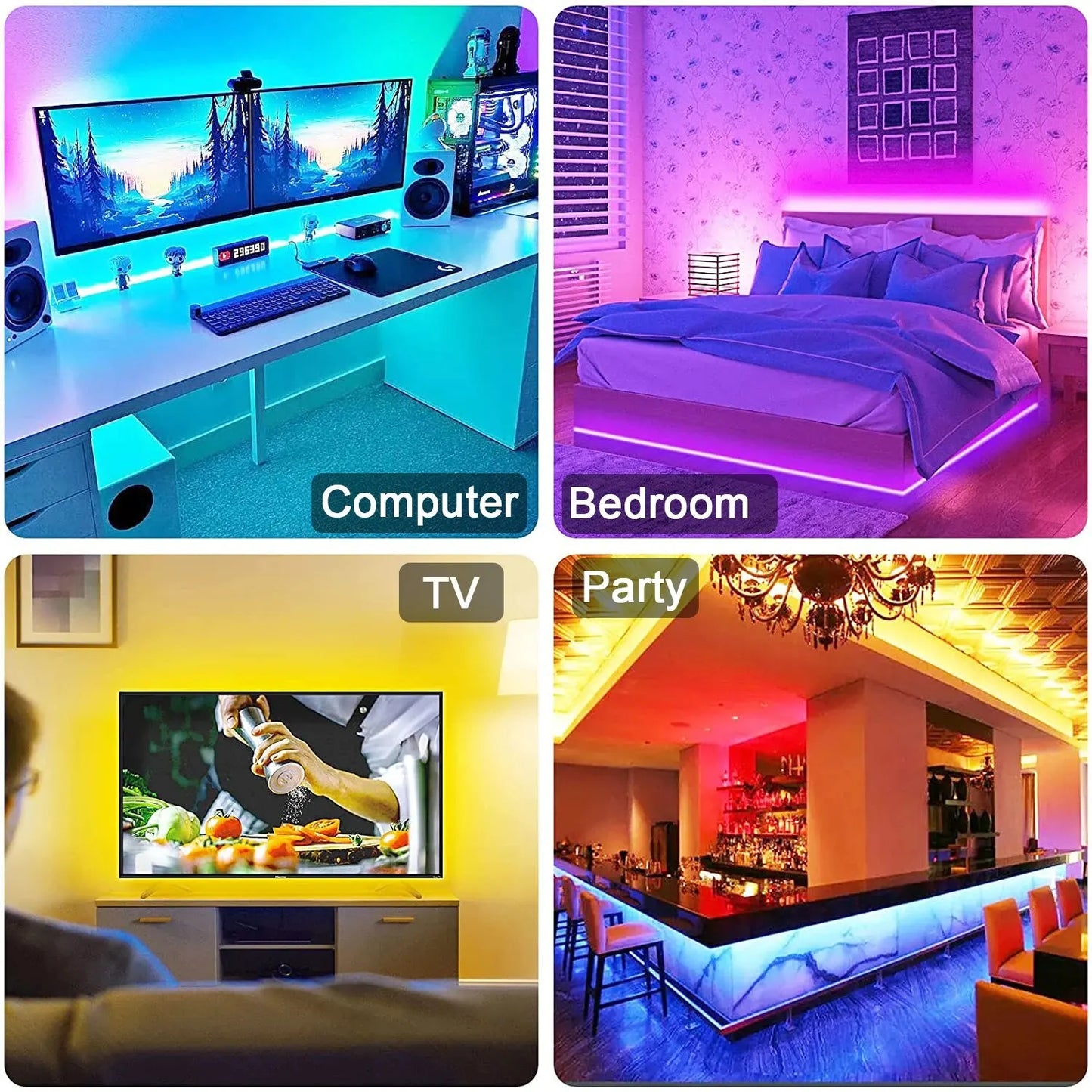 Led Lights for TV RGB bluetooth led strip