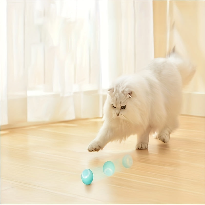 Smart Interactive Electric Rolling Ball For Training And Play Cat Toy - Self-Moving